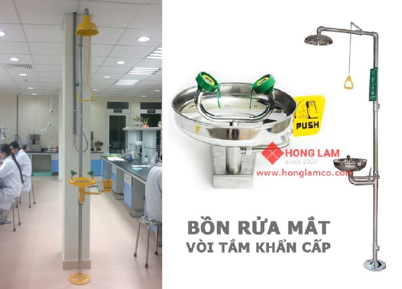 Vòi tắm và rửa mắt khẩn cấp giá bao nhiêu tại Tphcm? Ở đâu bán?